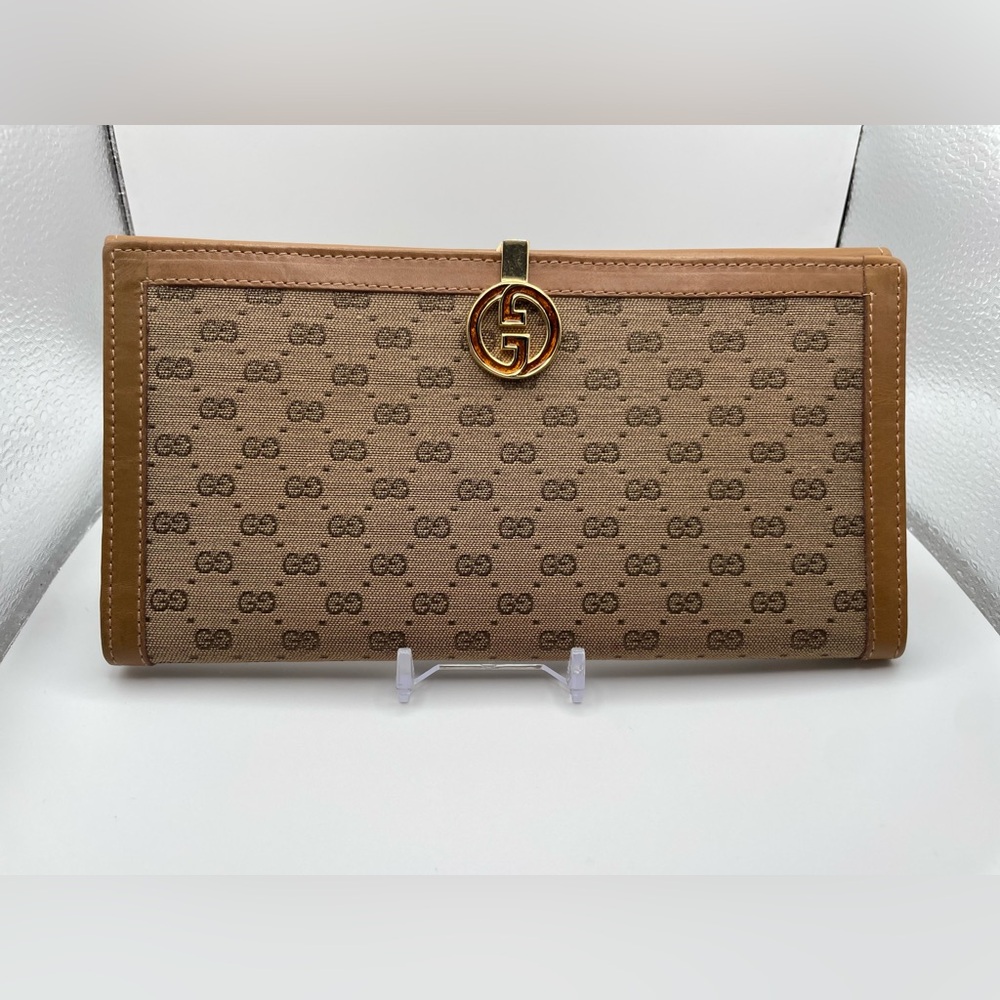 Gucci Vintage Micro GG Wallet 100% Authentic EXTREMELY RARE